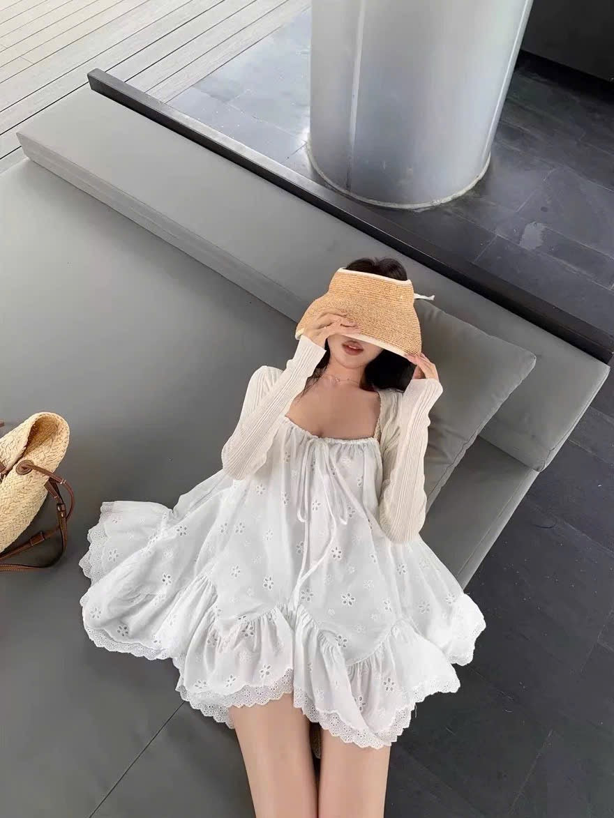 Đầm babydoll 2 dây xinh xắn