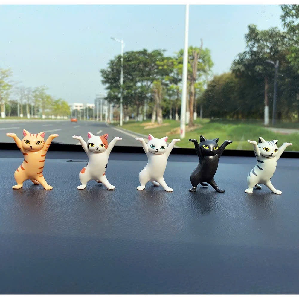 Dán xe nhóm mèo nhí nhố