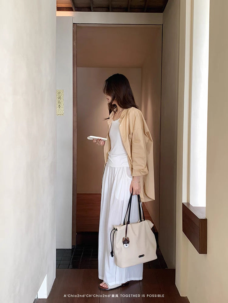 Túi tote dây rút Chio’2nd dày dặn