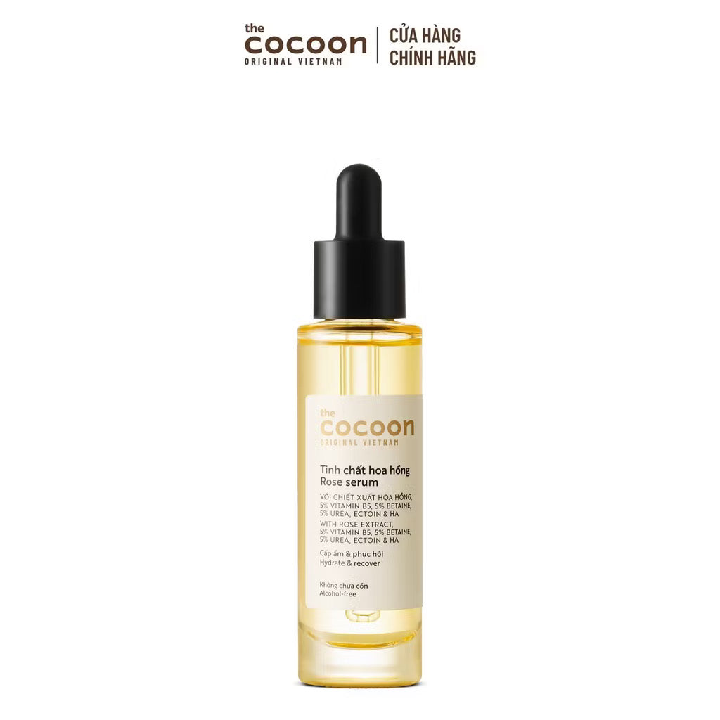 ￼Tinh chất hoa hồng (serum) Cocoon cấp ẩm & phục hồi da 30ml