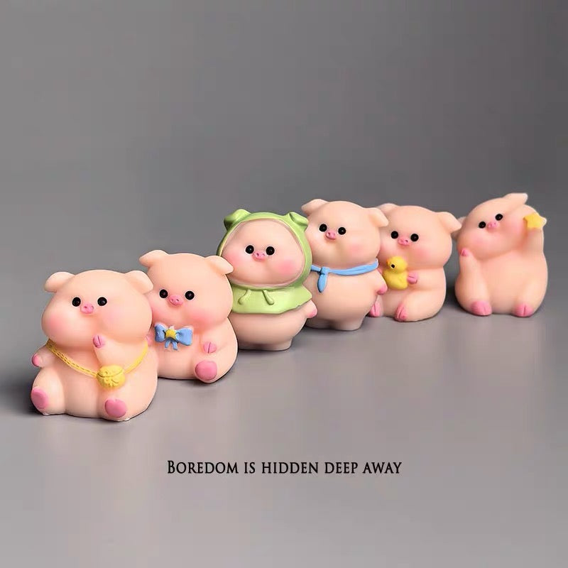 Dán xe đàn heo ủn ỉn