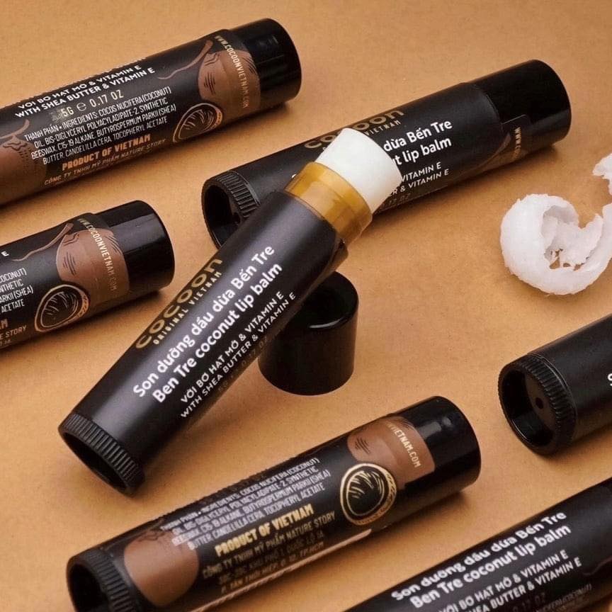 Combo COCOON  Tẩy trang hoa hồng + Tẩy TBC mặt + Mask nghệ 🎁 Tặng son dưỡng dầu dừa + kẹp tóc 💋 có sẵn
