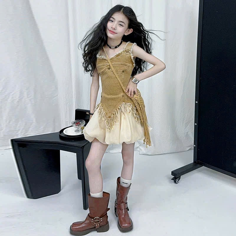 Set váy cao bồi vintage