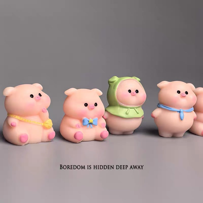 Dán xe đàn heo ủn ỉn