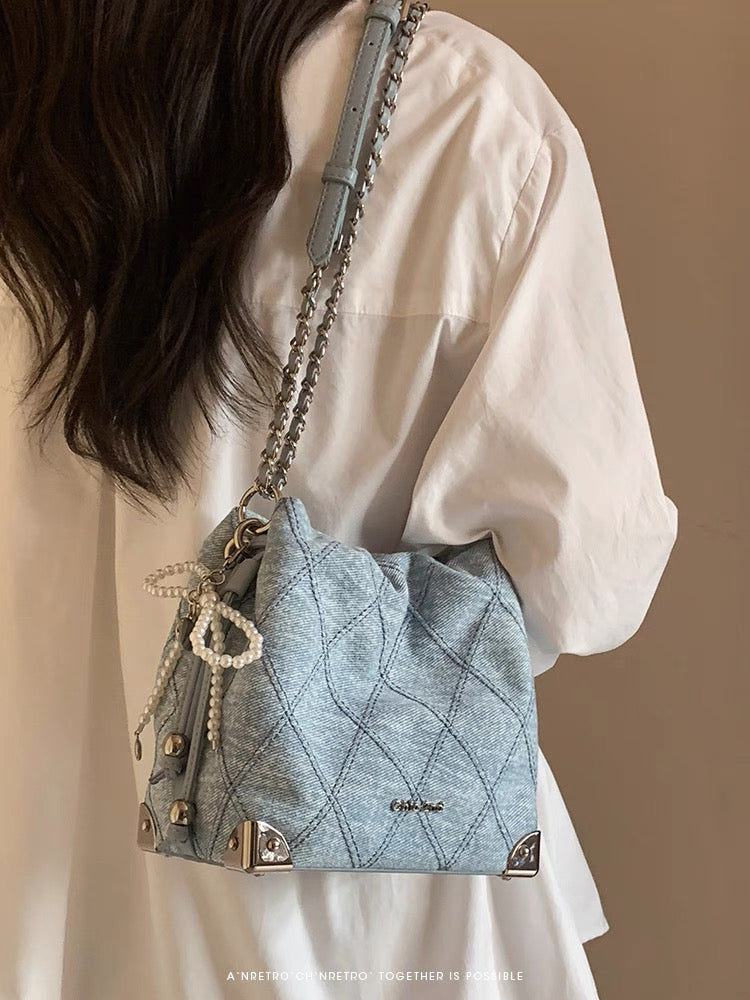 Túi denim xanh Chio’2nd