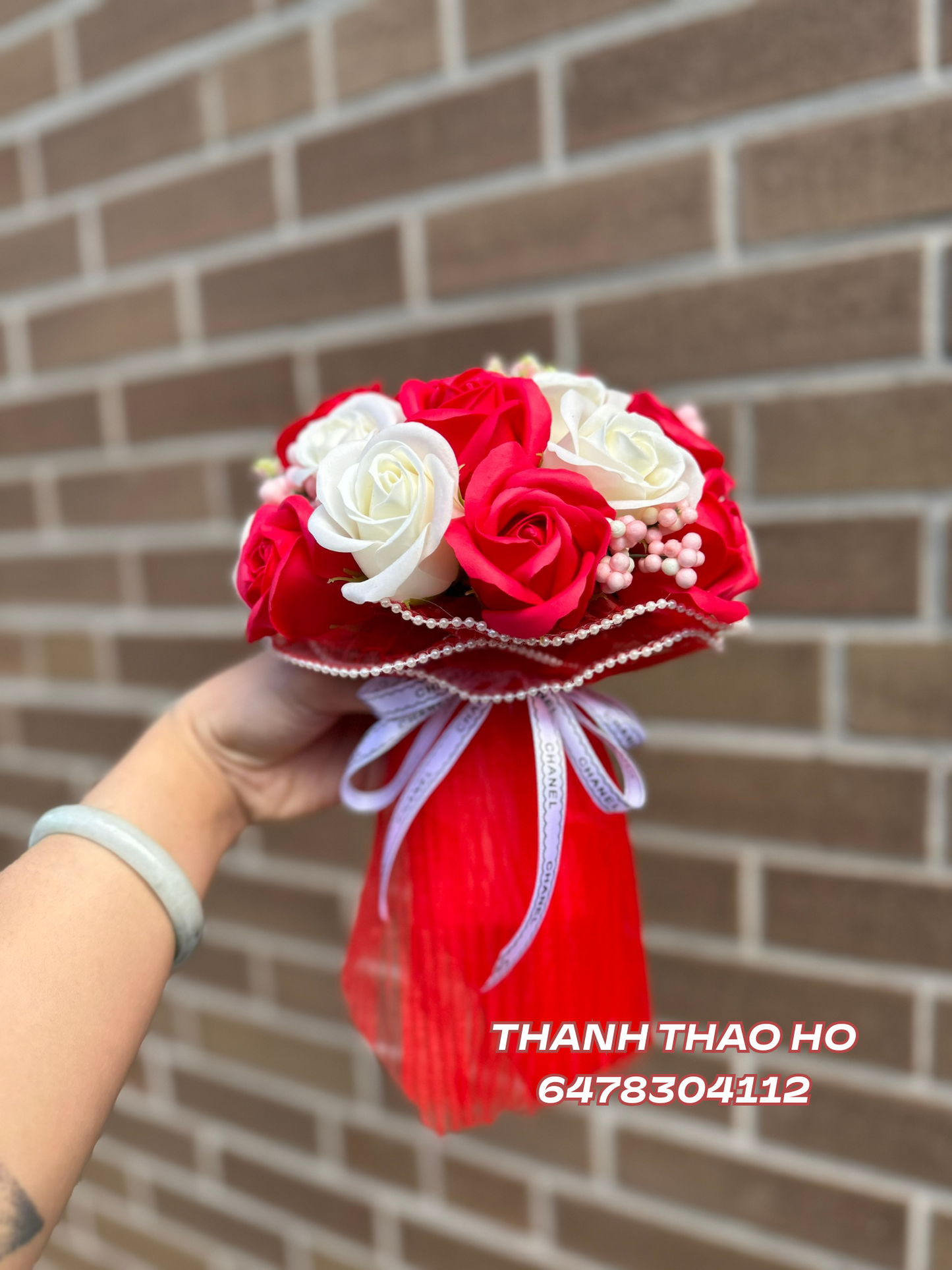 Hoa cưới tone đỏ rụng rời 🍒👰♀️