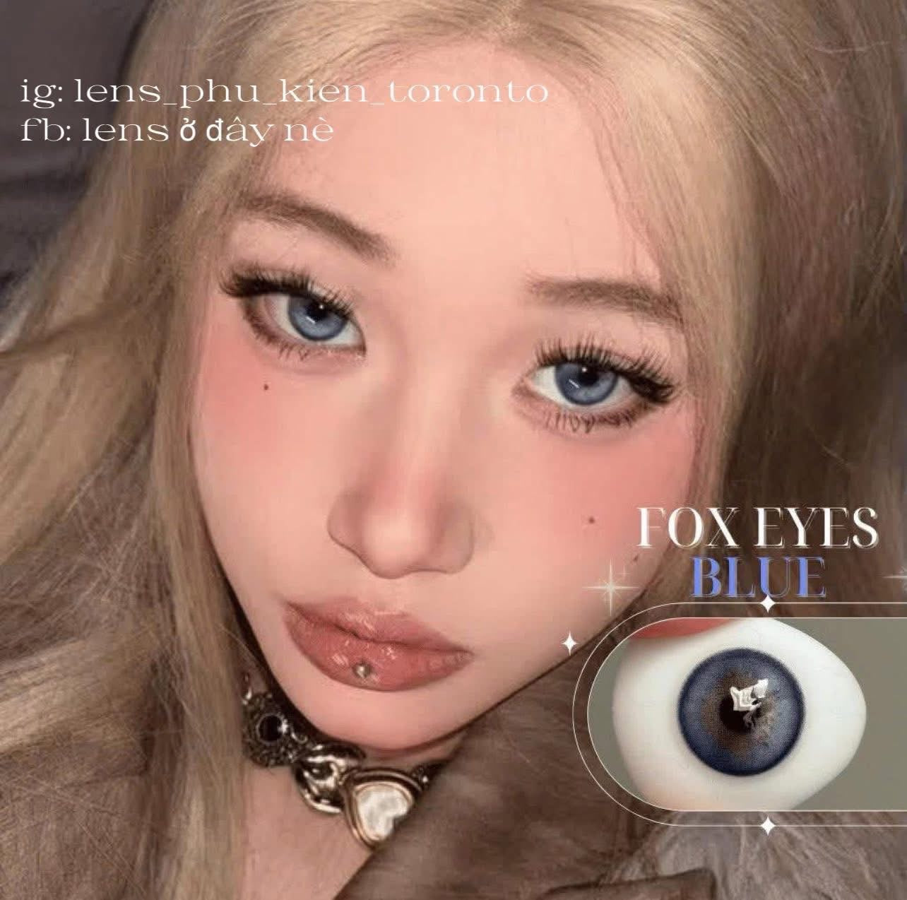 Contact Lens - Fox Eyes Blue