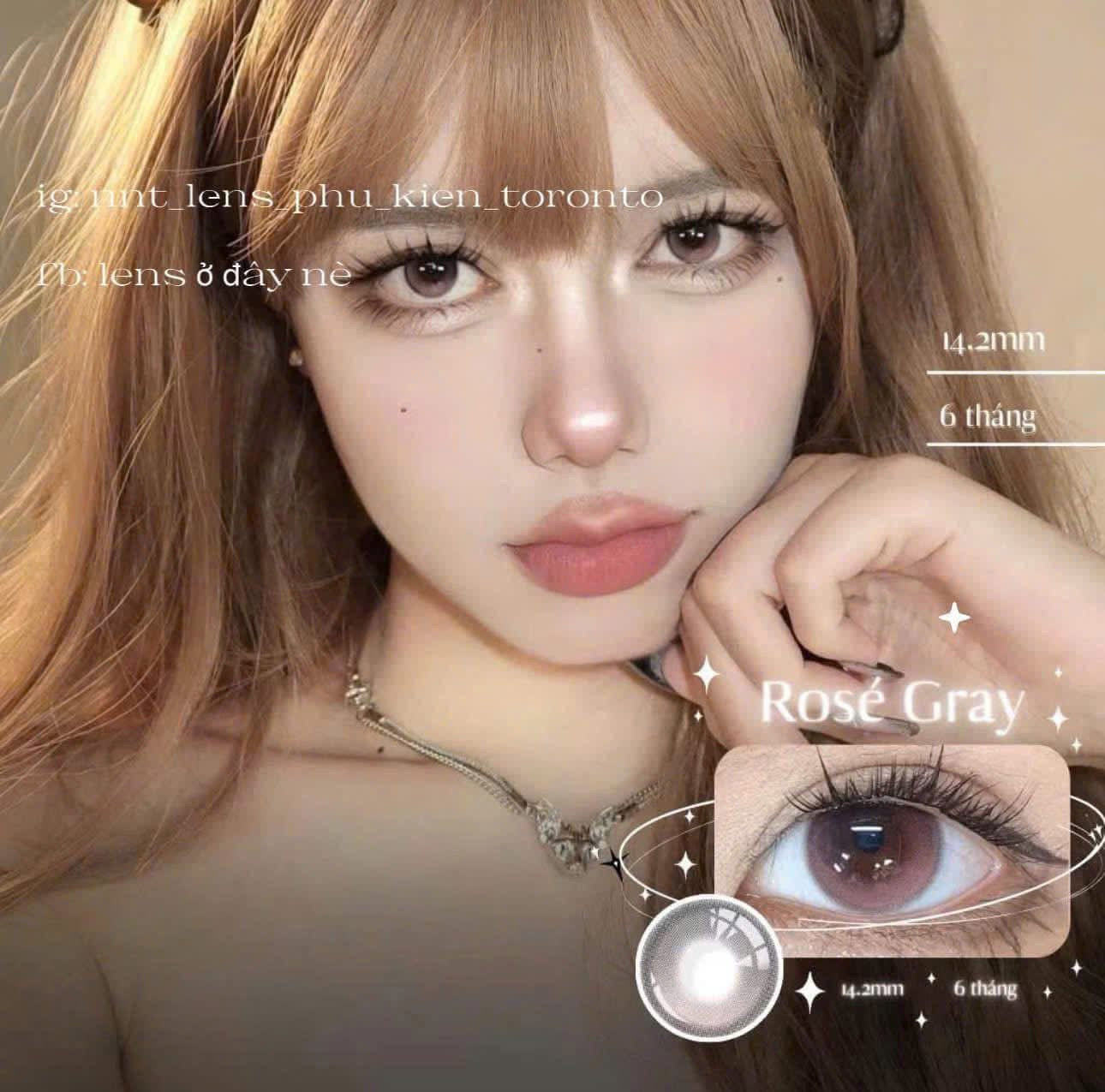 Contact Lens - Rosé Gray