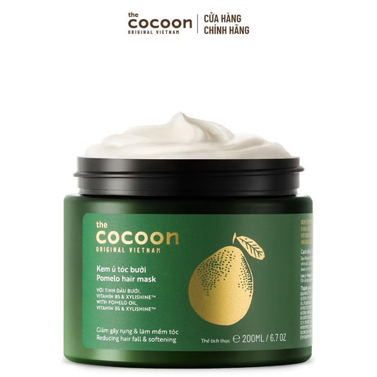 ￼Kem ủ tóc bưởi Cocoon giúp giảm gãy rụng và làm mềm tóc 200ml