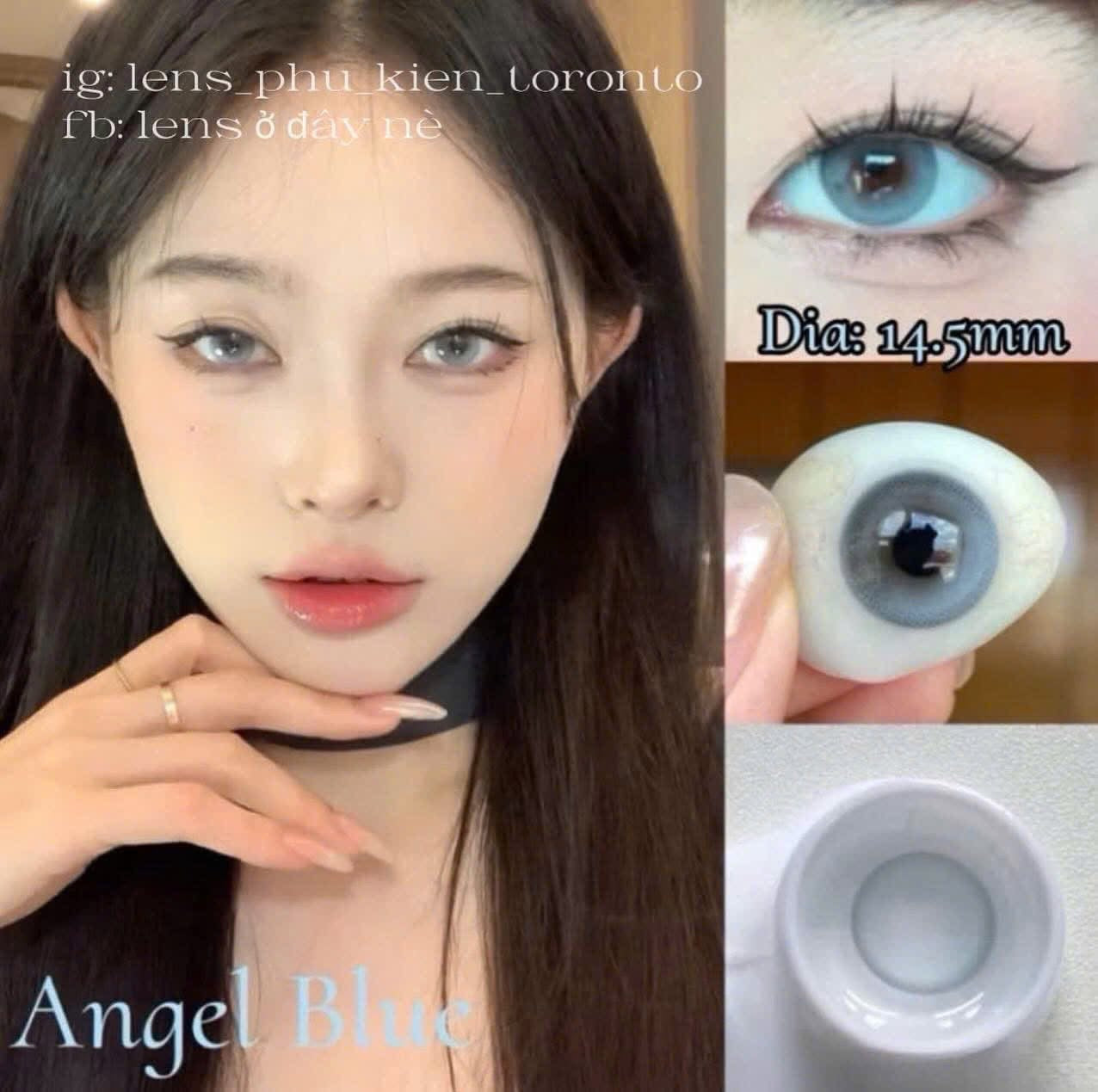 Contact Lens - Angel Blue
