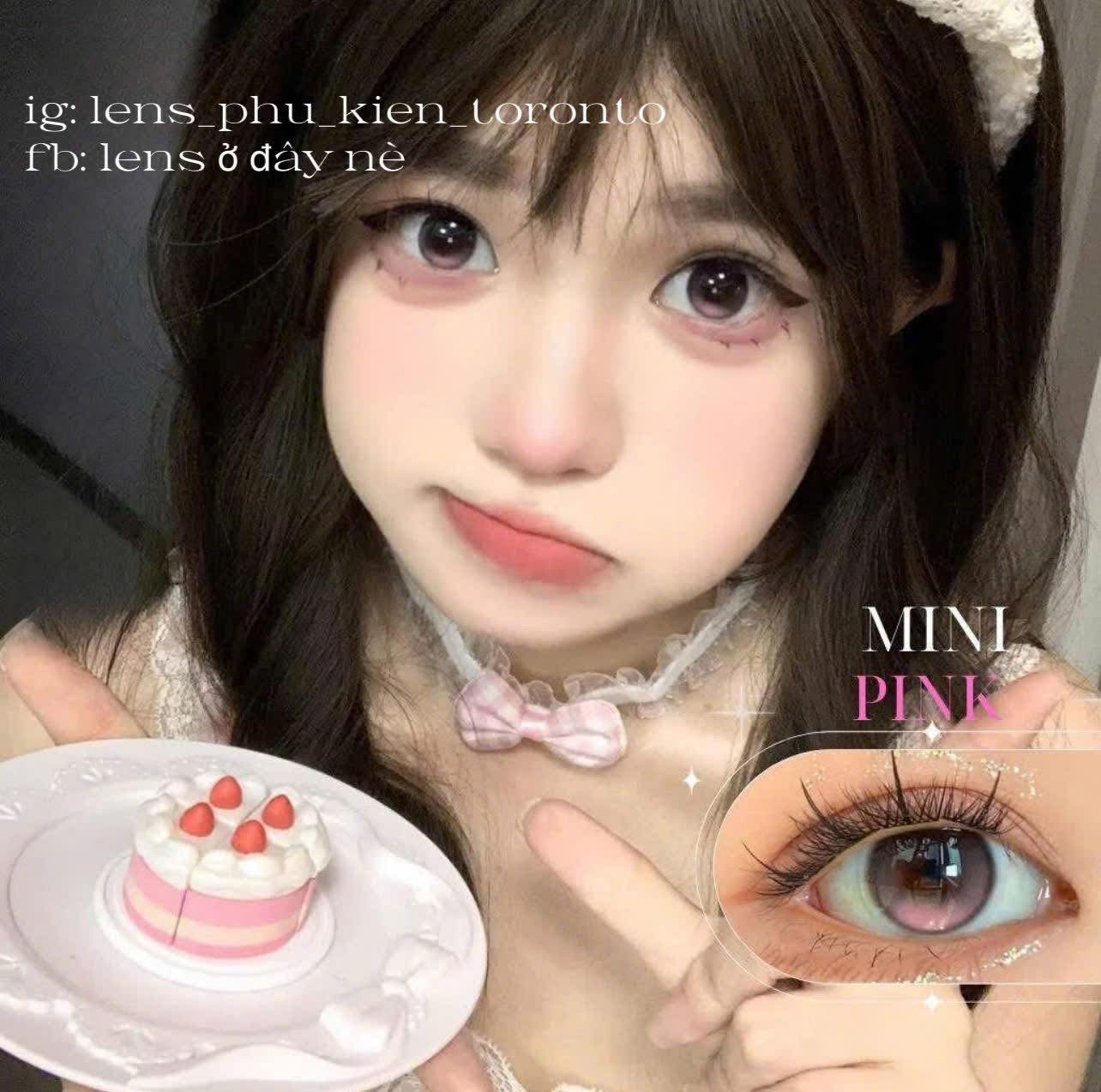Contact Lens - Mini Pink