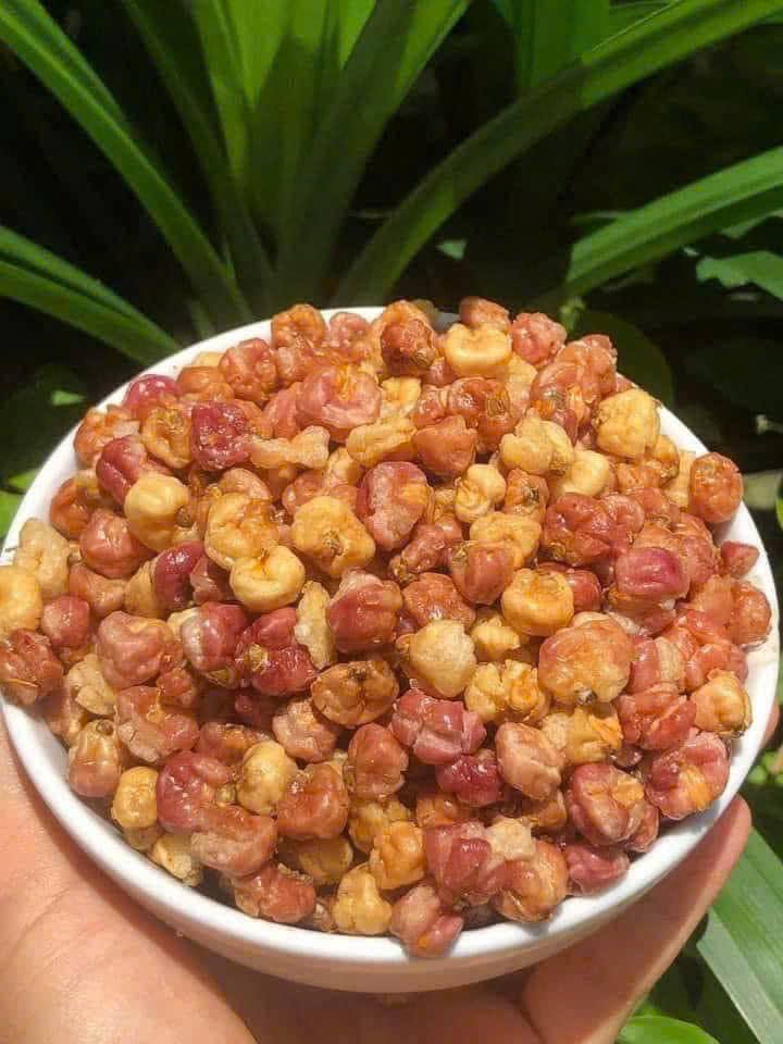 Ngô nếp nương tím Điện Biên rang củi vị phô mai