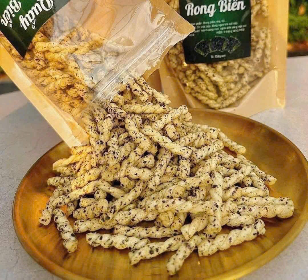 Quẩy xoắn rong biển - phô mai giòn cuốn