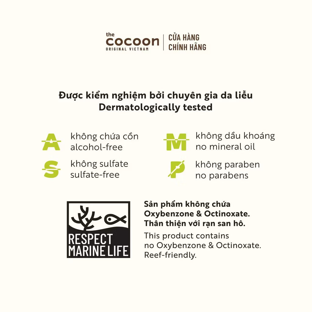 ￼Kem chống nắng bí đao quang phổ rộng SPF 50 +, PA ++++ Cocoon 50ml