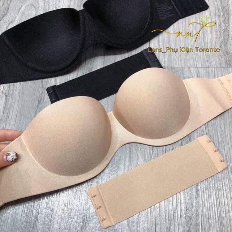 Áo ngực trơn không dây lưng bản