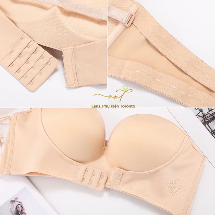 Áo ngực không dây gài sau kèm gài trước