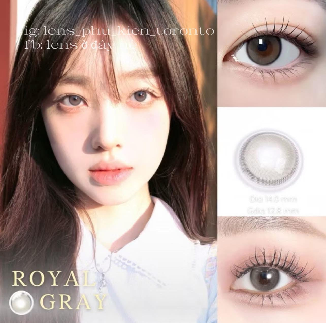 Contact Lens - Royal Gray
