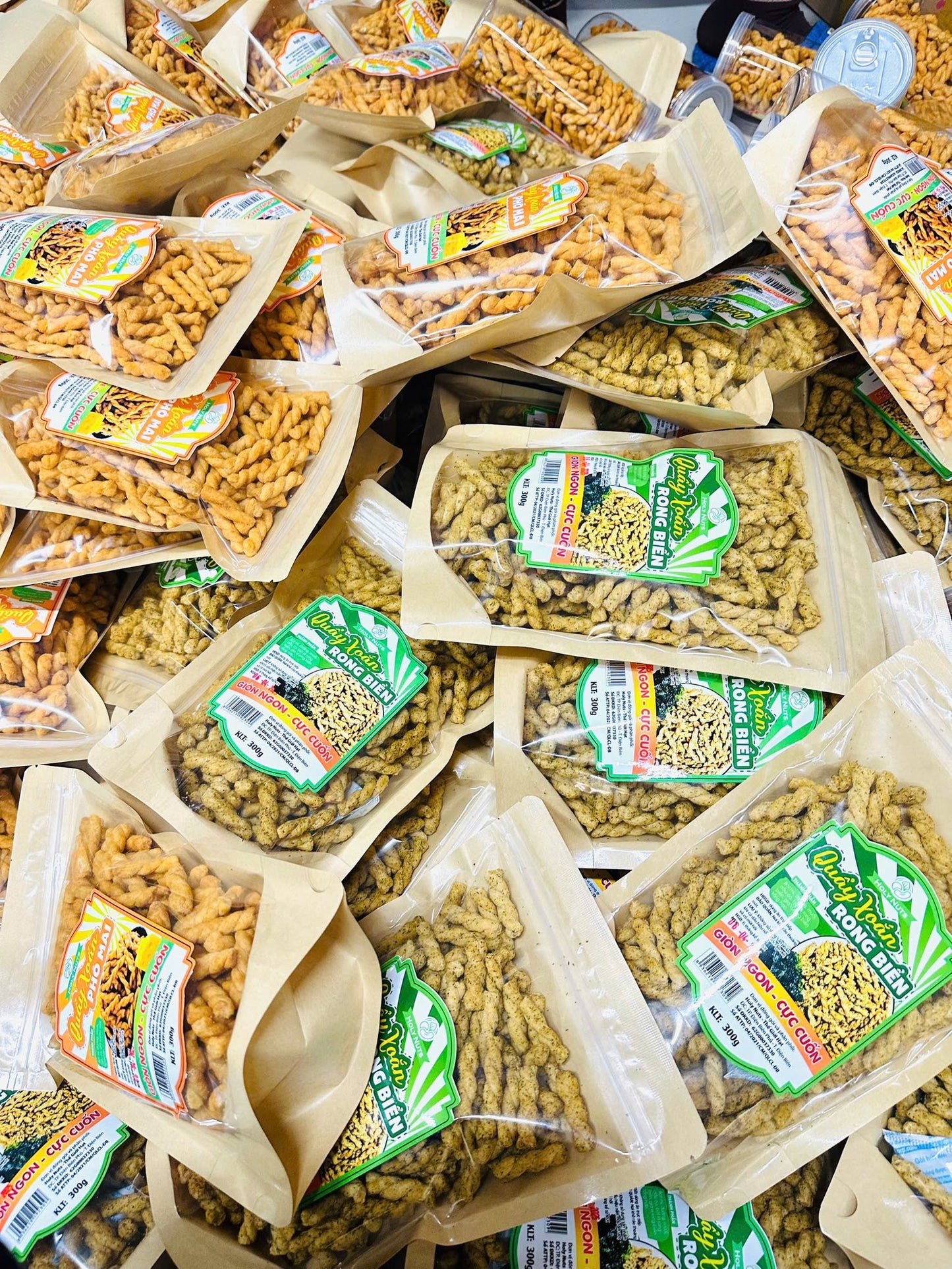 Quẩy xoắn rong biển - phô mai giòn cuốn
