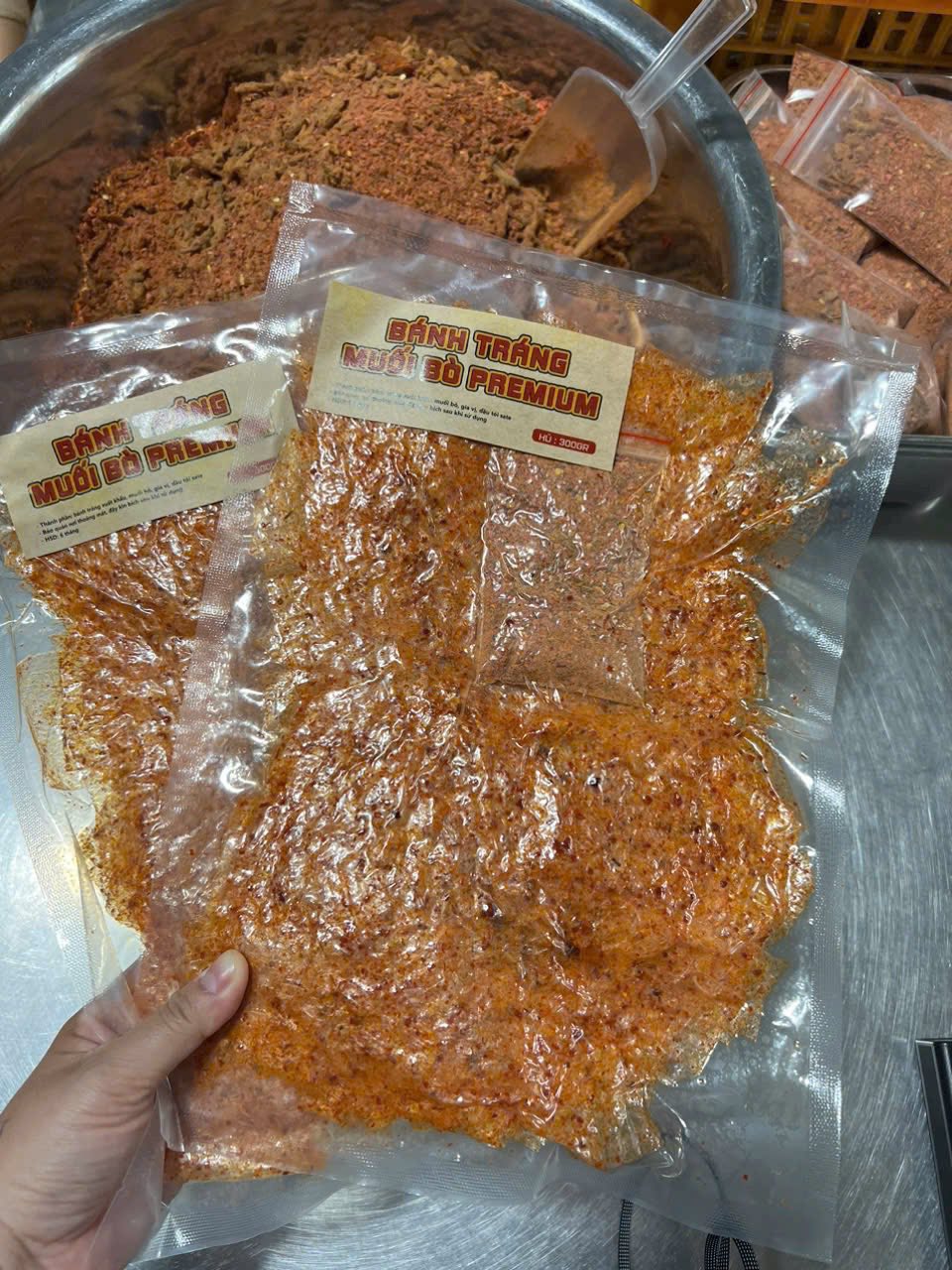 Bánh tráng muối bò premium