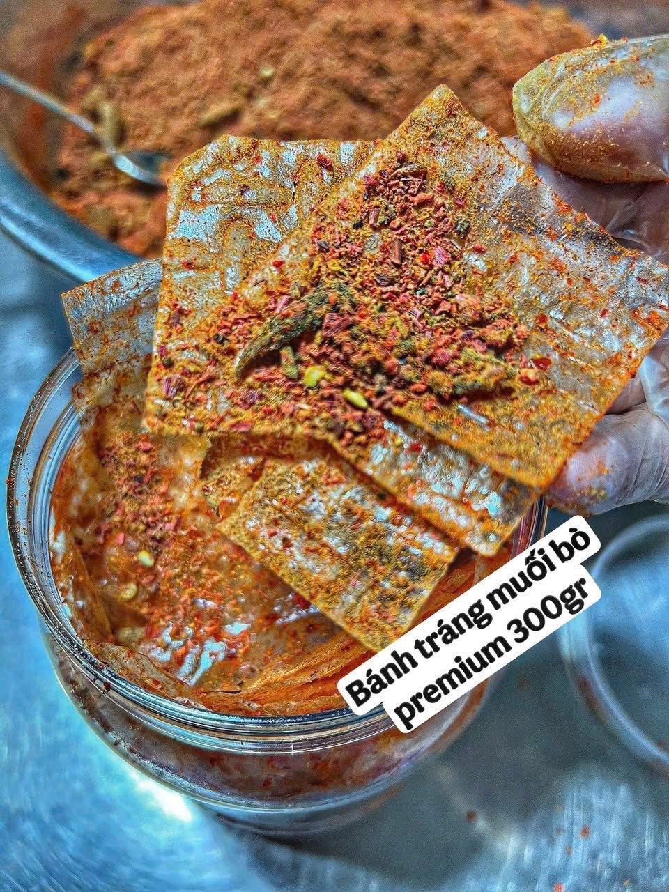 Bánh tráng muối bò premium