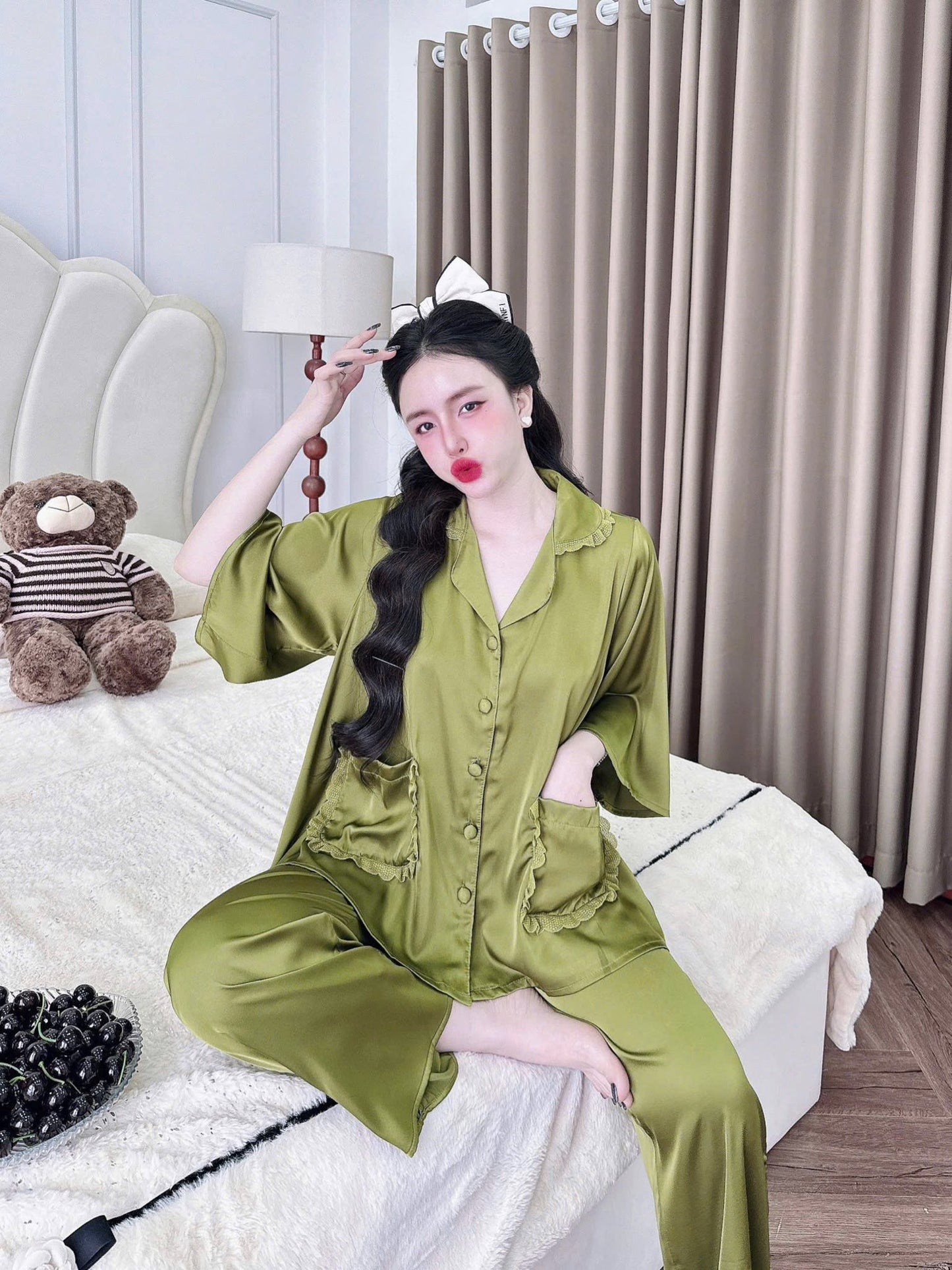 Bộ dài tay loe xinh nhiều màu