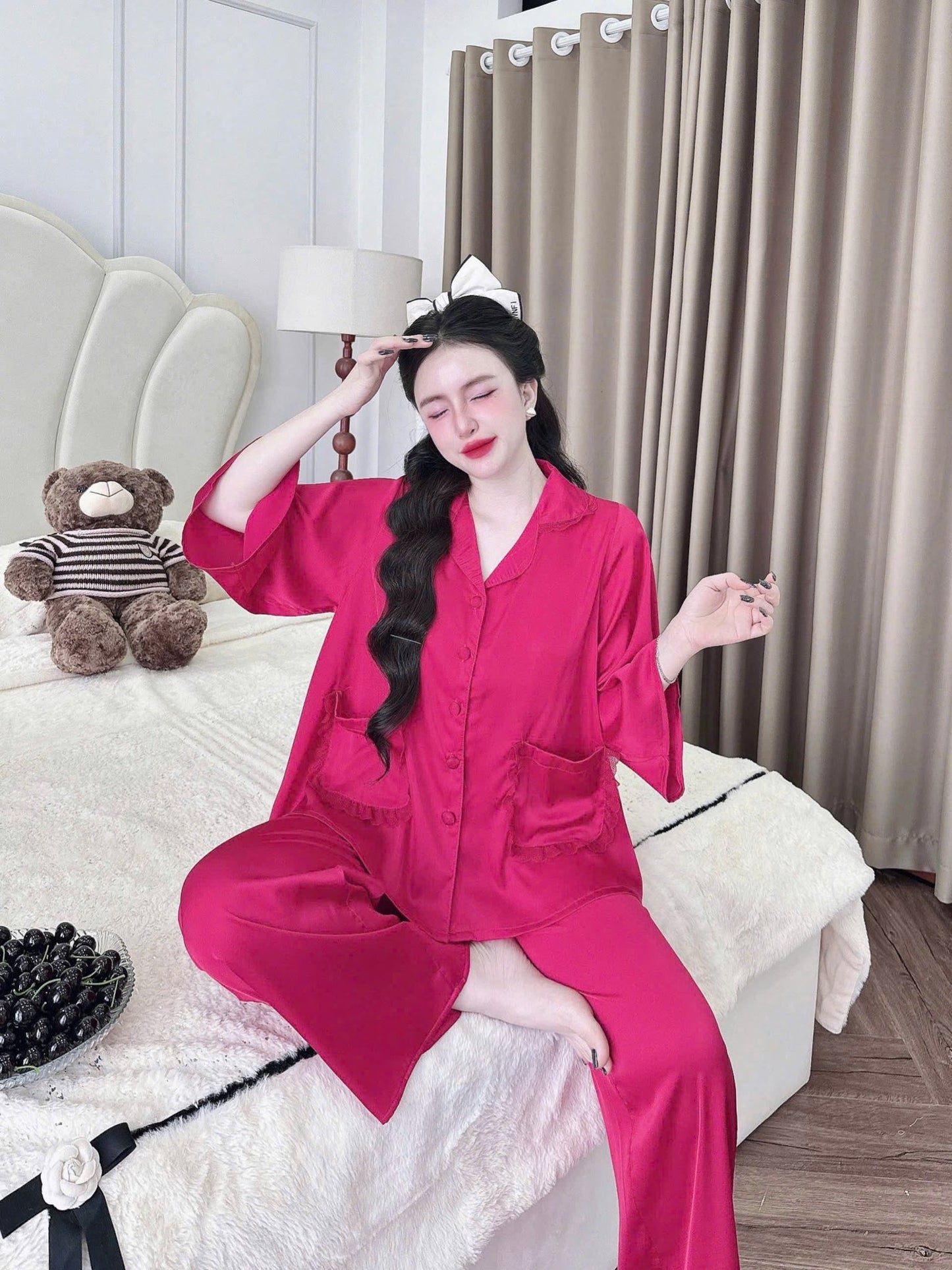 Bộ dài tay loe xinh nhiều màu