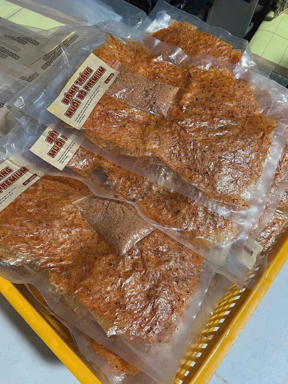 Bánh tráng muối bò premium