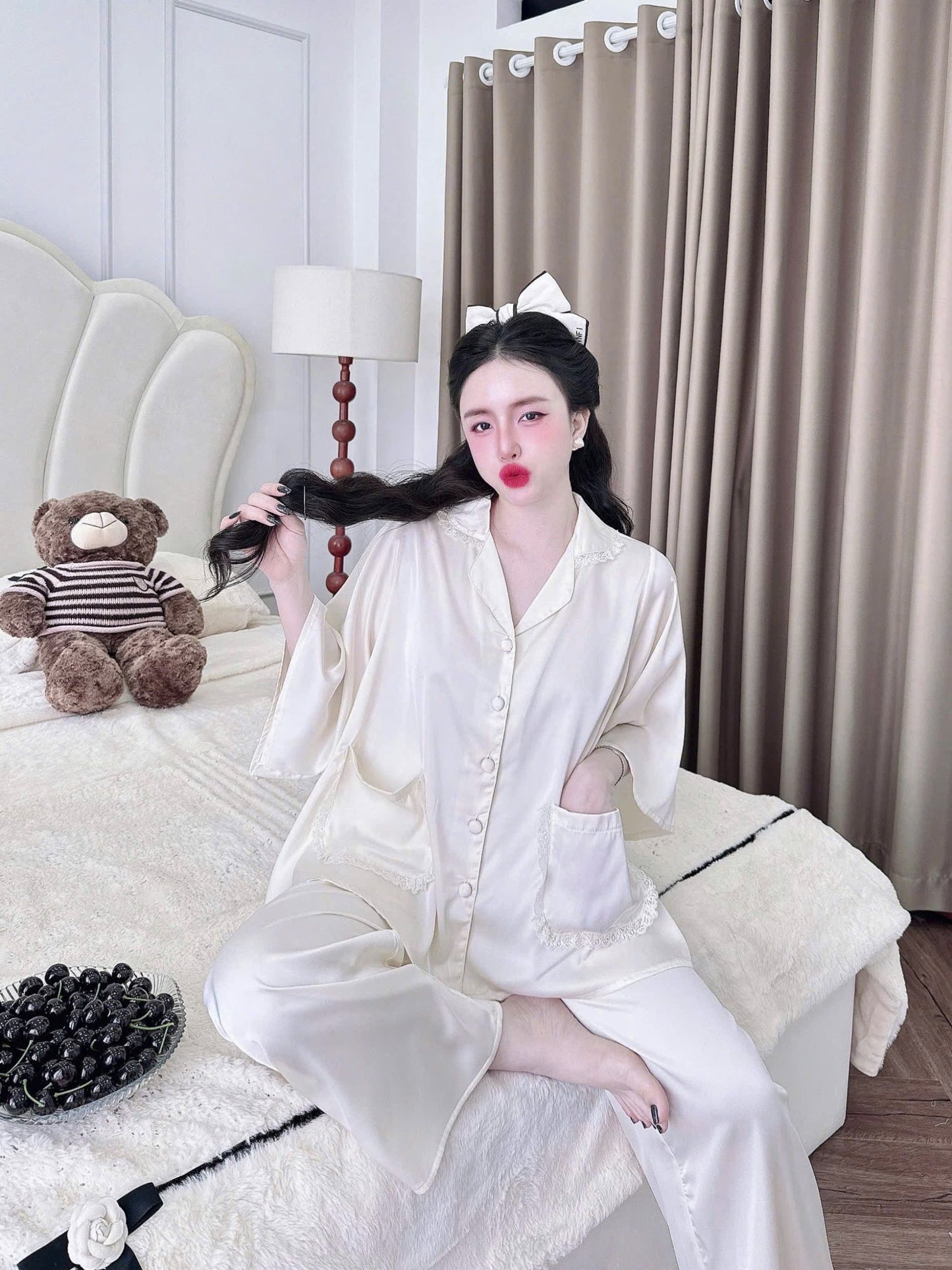 Bộ dài tay loe xinh nhiều màu