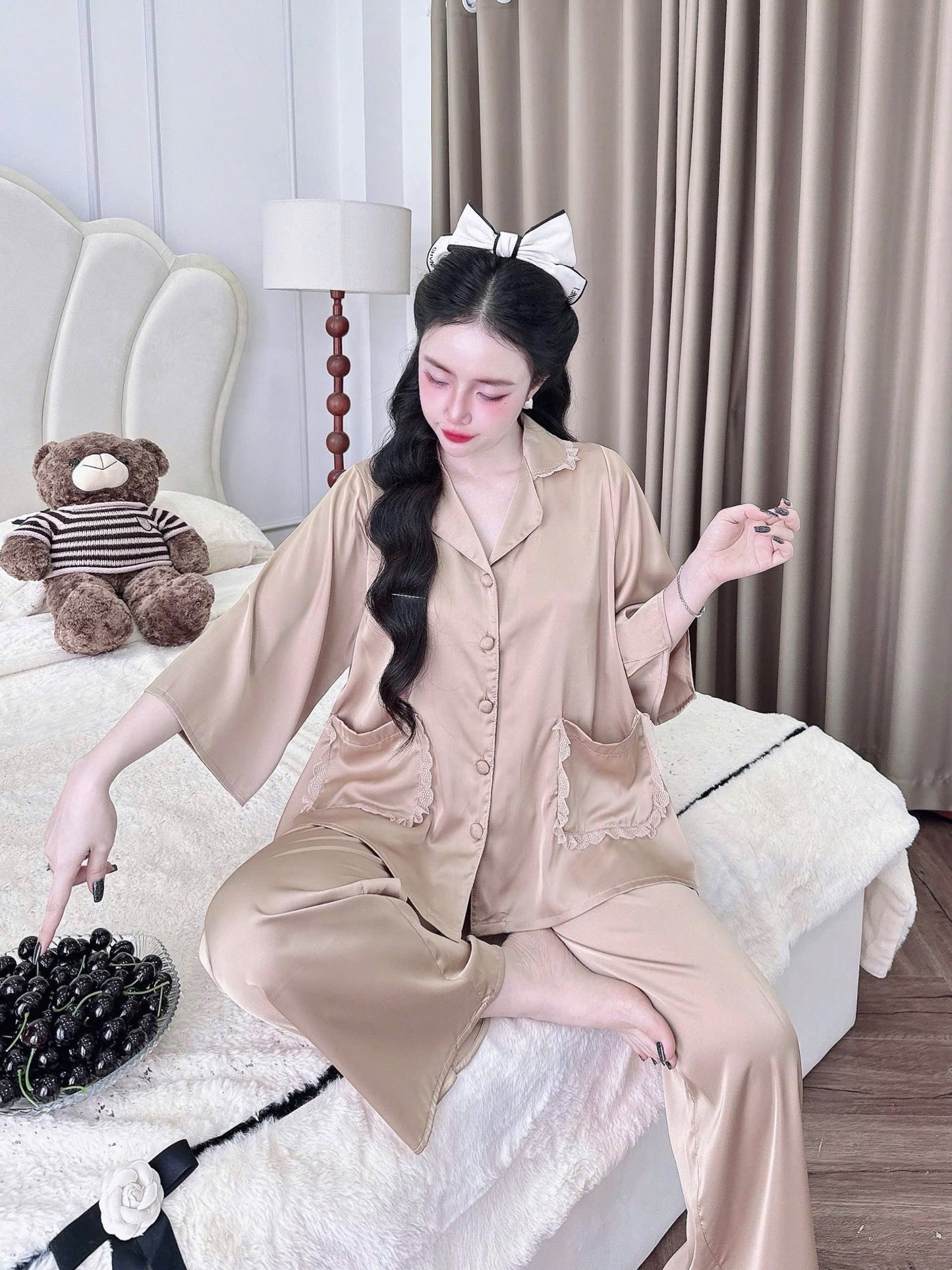 Bộ dài tay loe xinh nhiều màu