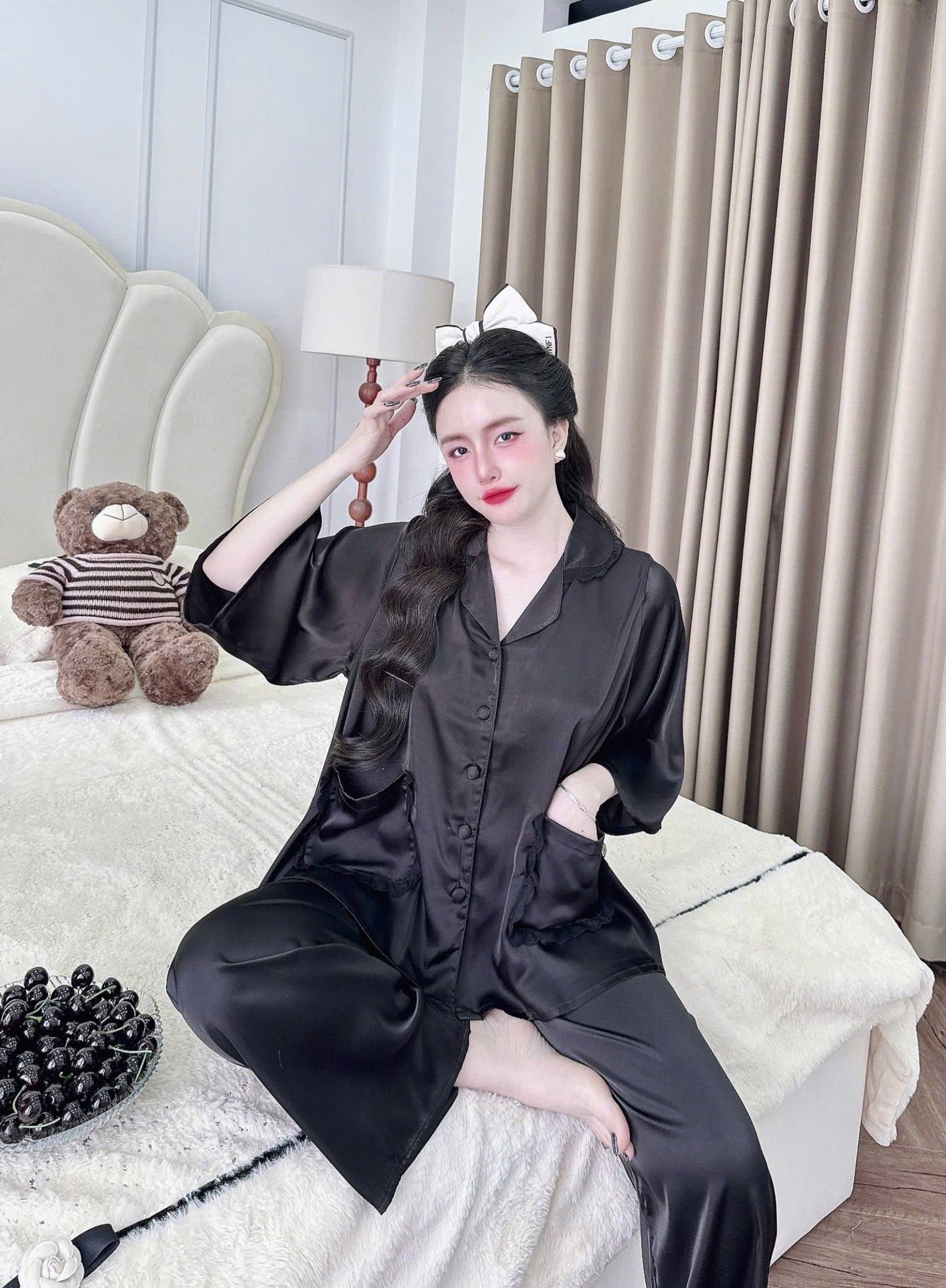 Bộ dài tay loe xinh nhiều màu