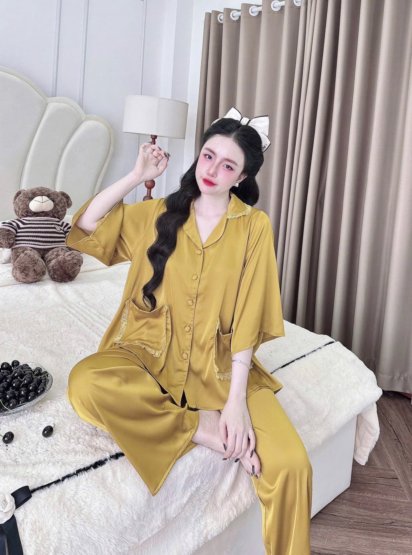 Bộ dài tay loe xinh nhiều màu