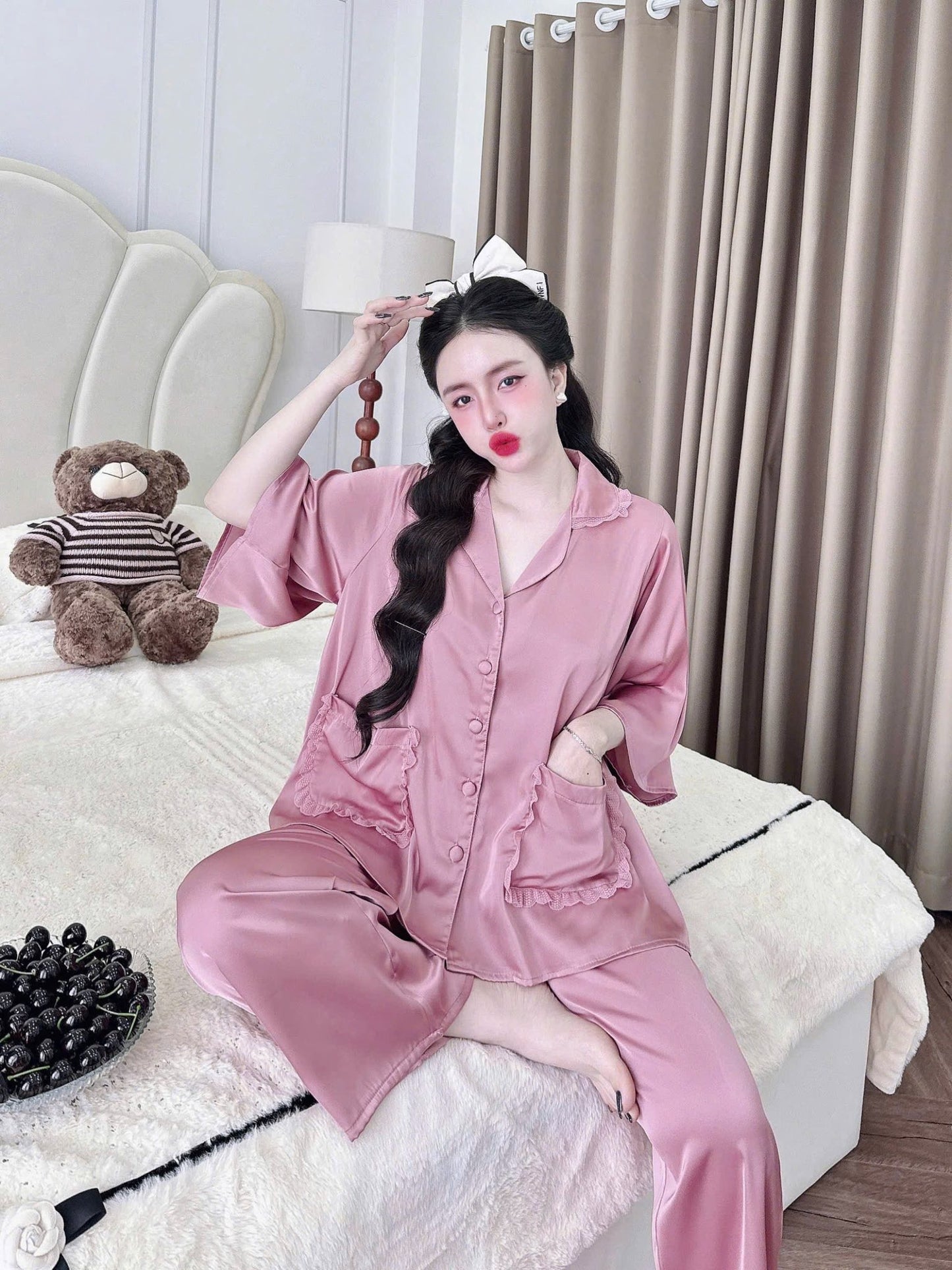 Bộ dài tay loe xinh nhiều màu