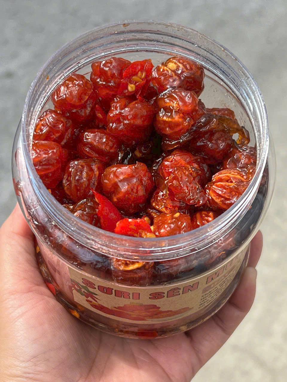 Sơri sên muối ớt chua ngọt