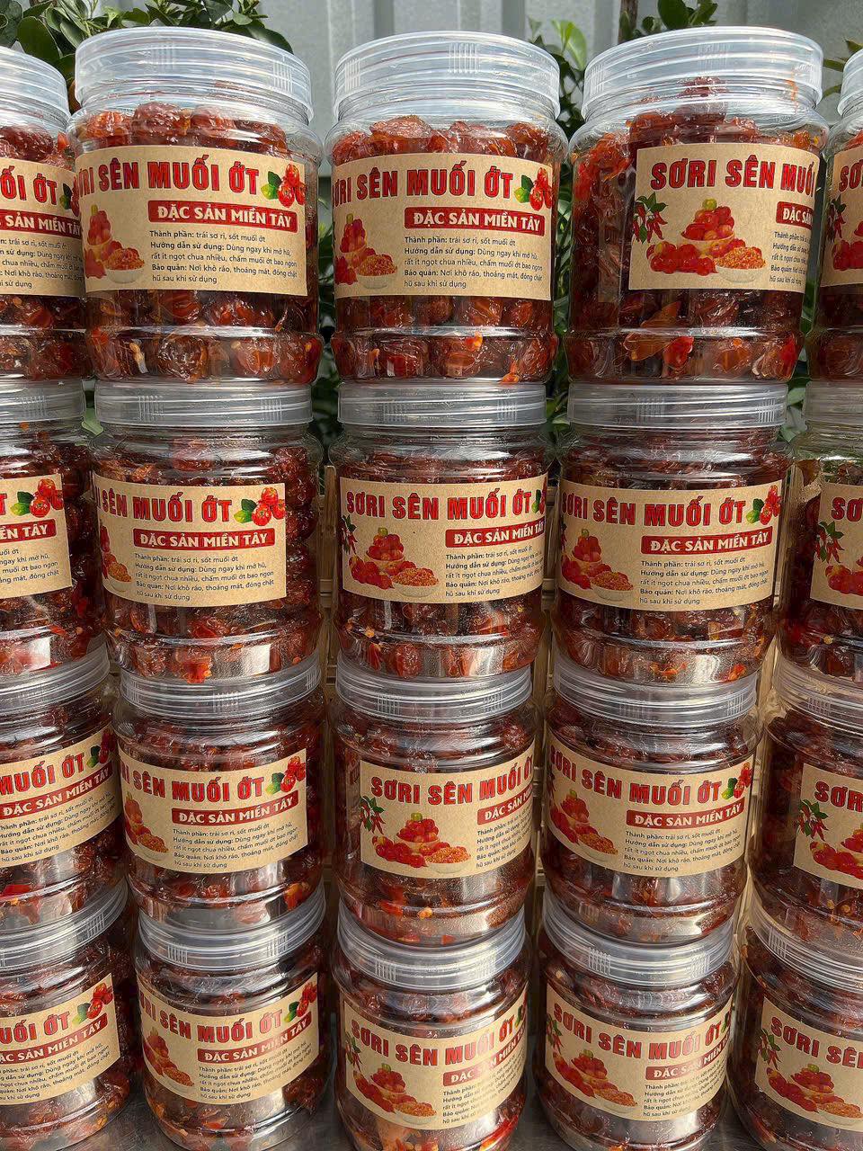 Sơri sên muối ớt chua ngọt