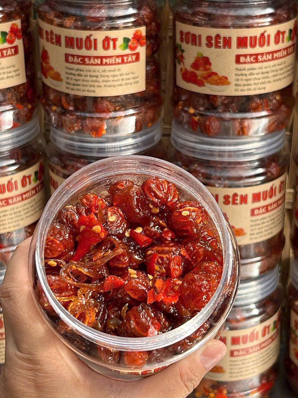 Sơri sên muối ớt chua ngọt