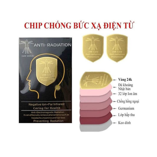 Chip giảm bức xạ điện từ, giảm không khí bẩn vàng