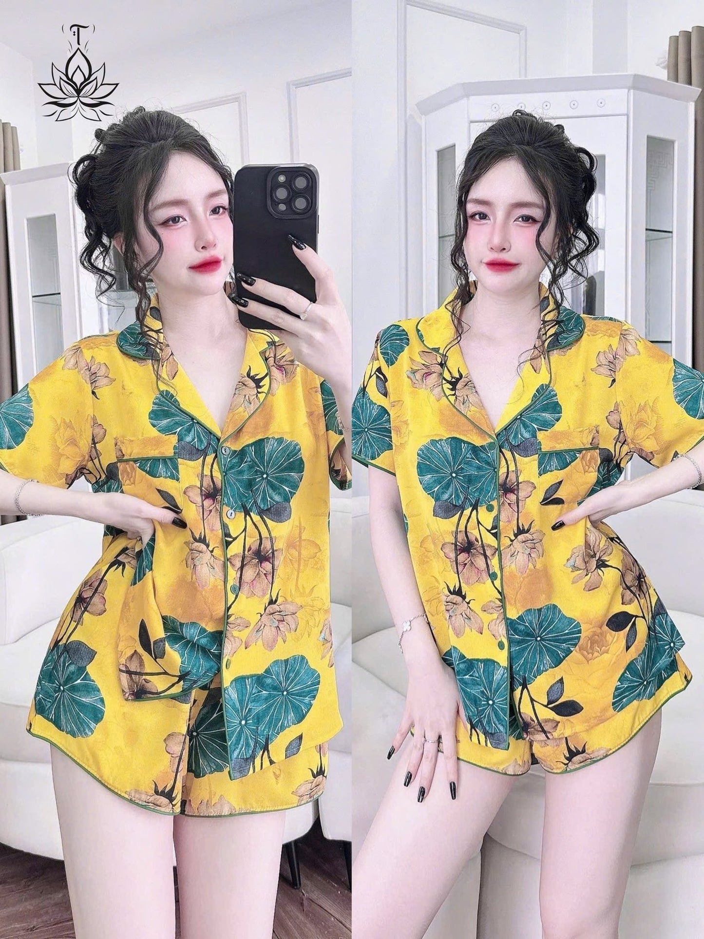 Đồ ngủ đùi Mango phom gọn cho nàng