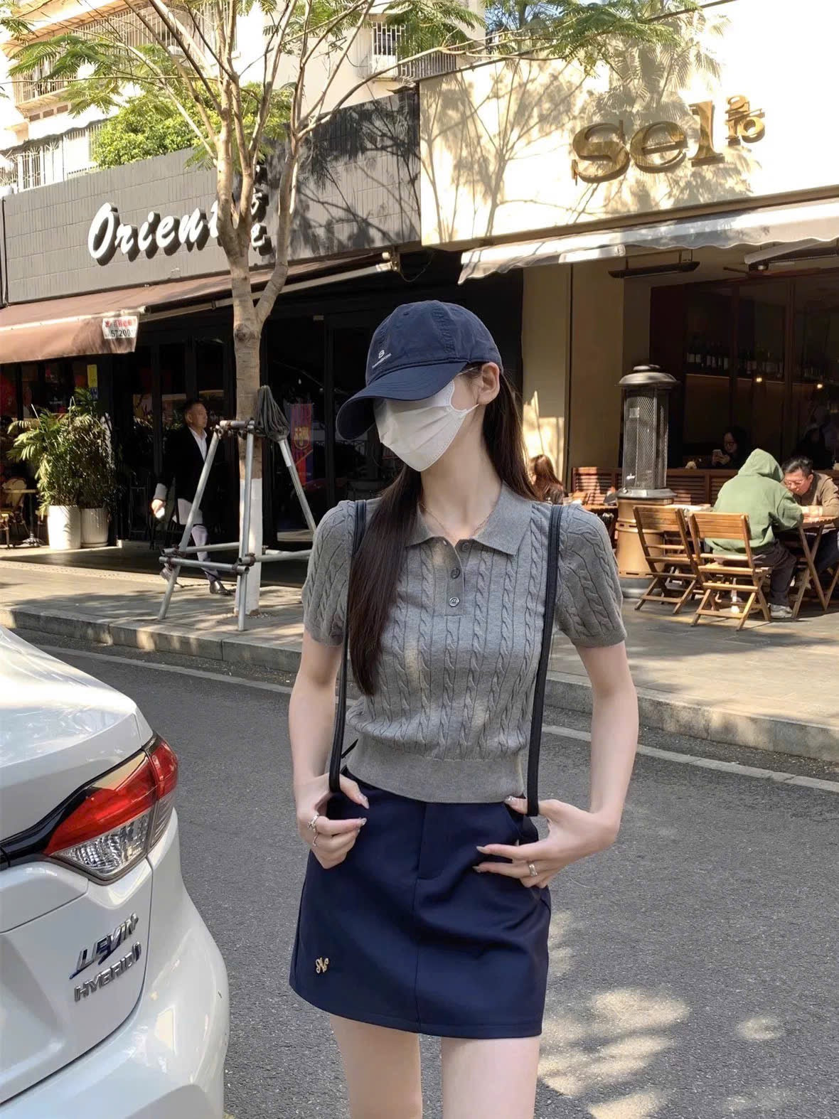 Áo polo dệt kim thanh lịch