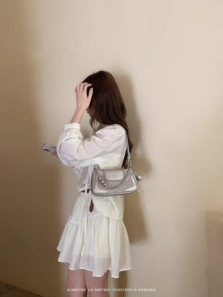 Túi kẹp nách bạc Chio’2nd