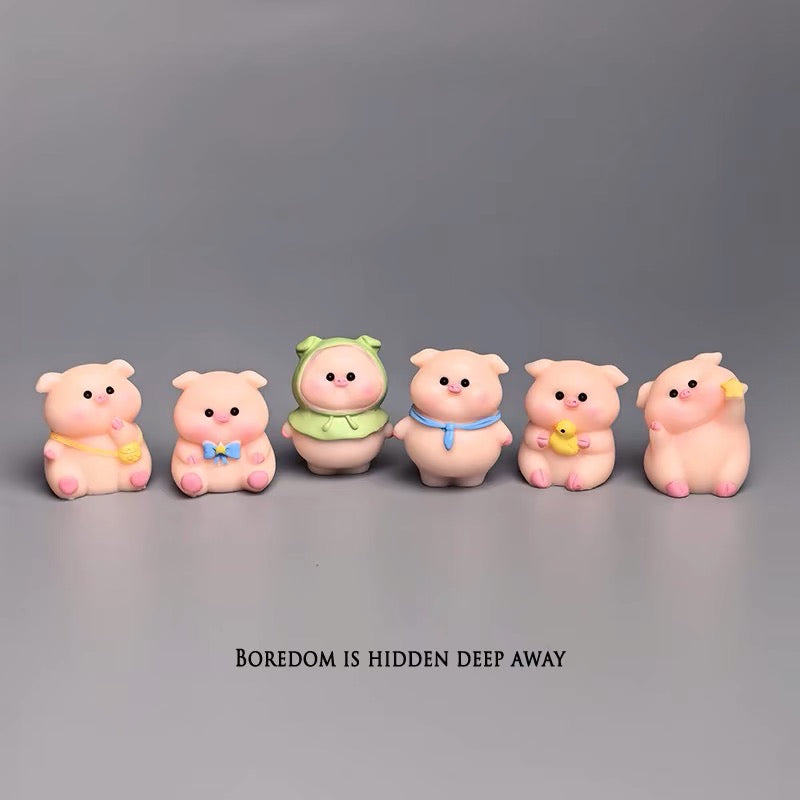 Dán xe đàn heo ủn ỉn