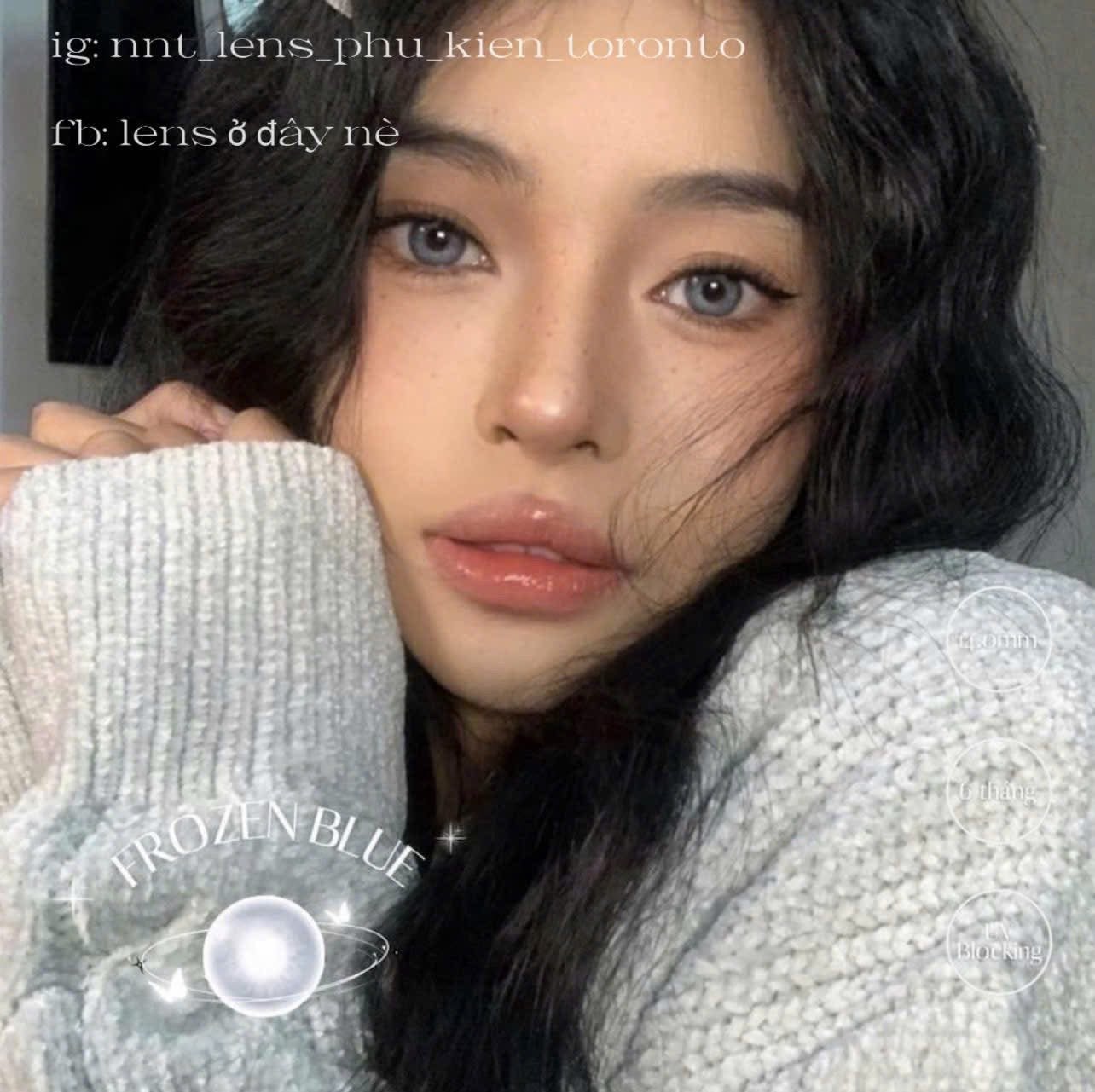Contact Lens - Frozen Blue