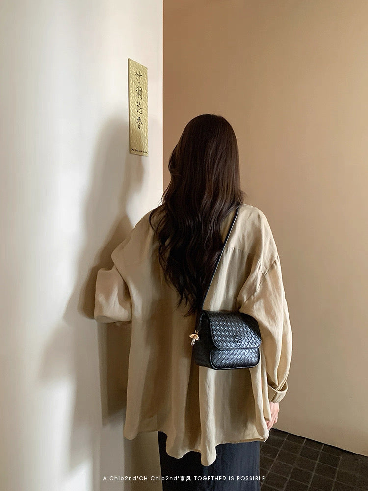 Túi đeo chéo trơn nắp gập Chio’2nd