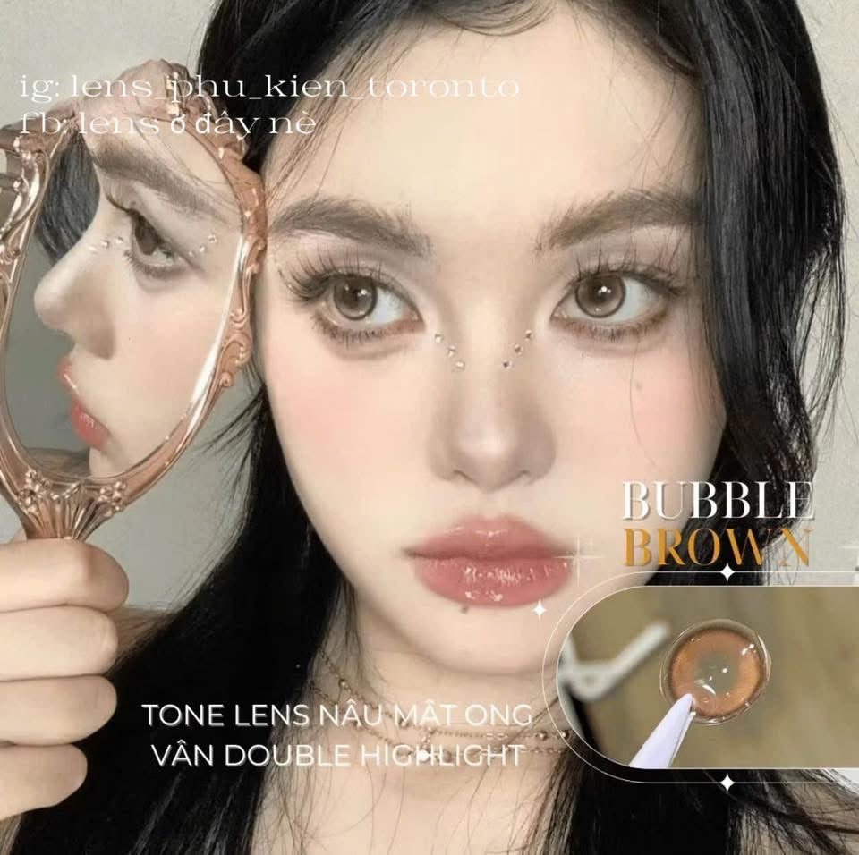 Contact Lens - Bubble Brown