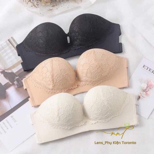 Áo ngực ren không dây có thêm dây đi kèm
