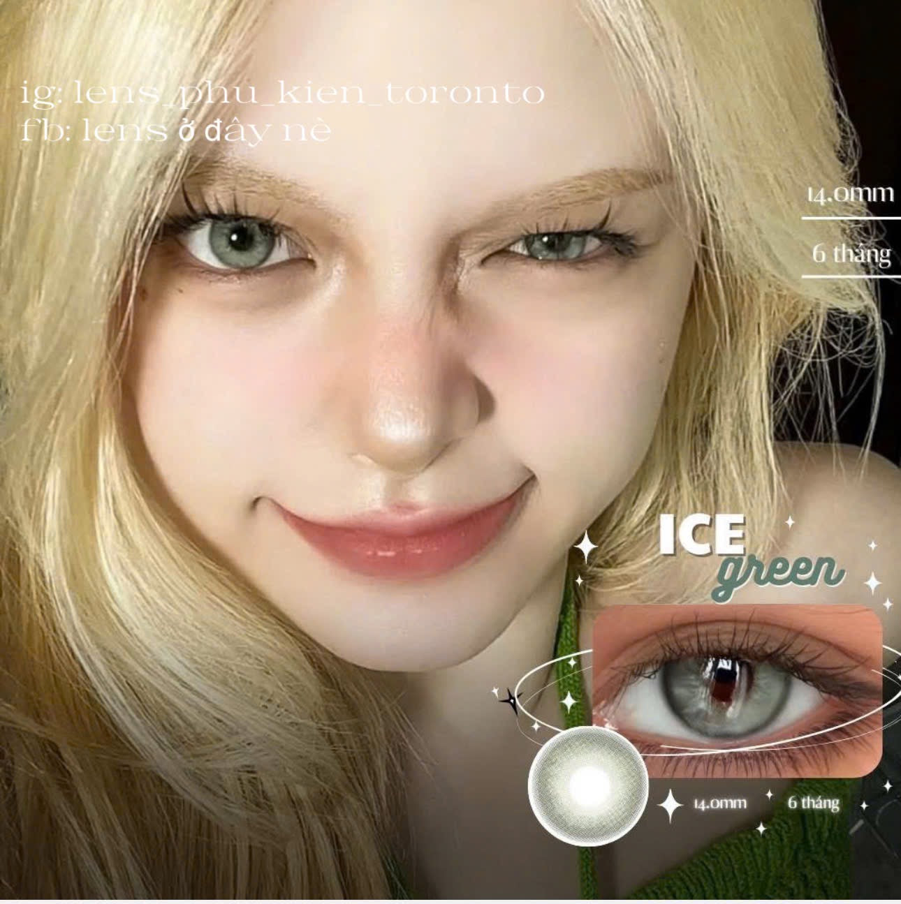 Contact lens - Ice Green