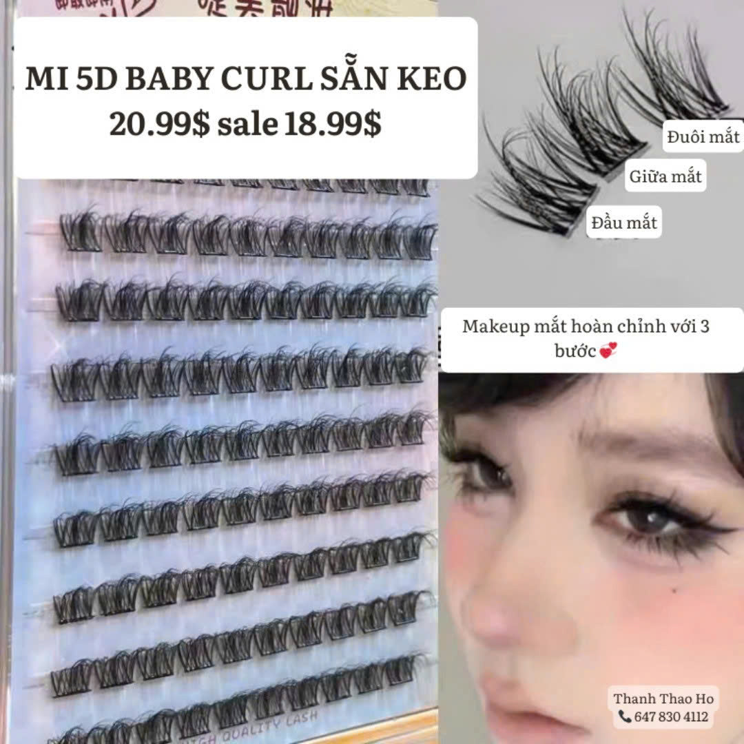 Tổng hợp các mẫu mi giả có sẵn