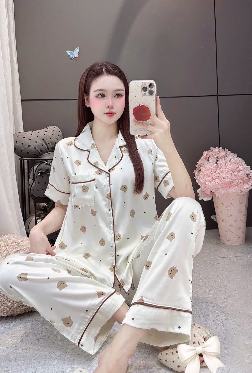 Đồ ngủ chất latin - lụa cao cấp mẫu mã dễ thương