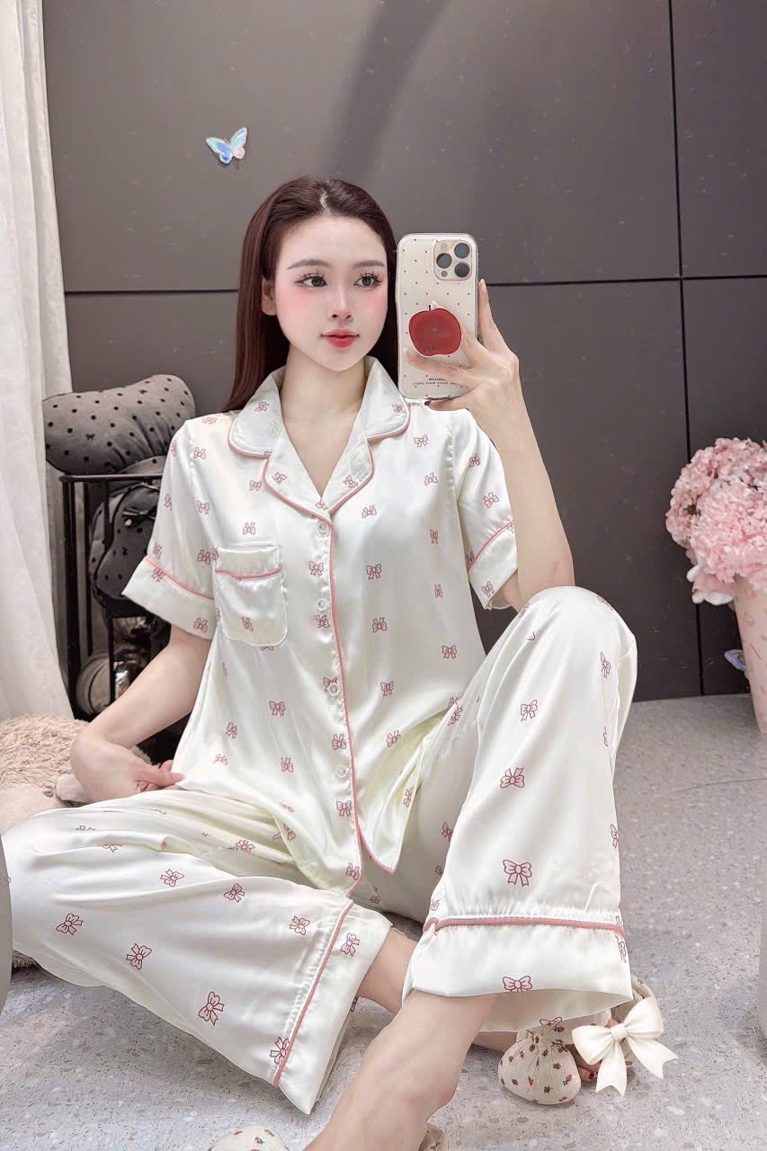 Đồ ngủ chất latin - lụa cao cấp mẫu mã dễ thương