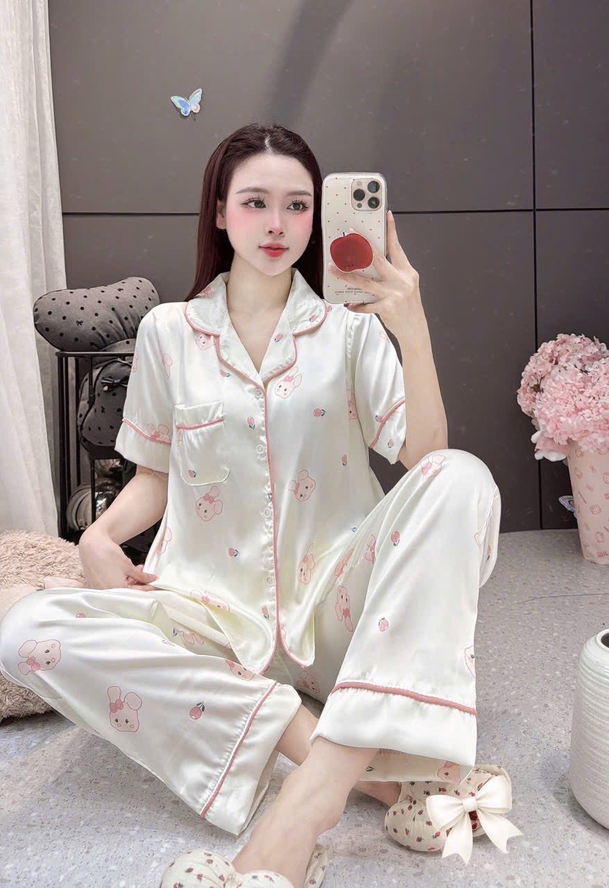 Đồ ngủ chất latin - lụa cao cấp mẫu mã dễ thương