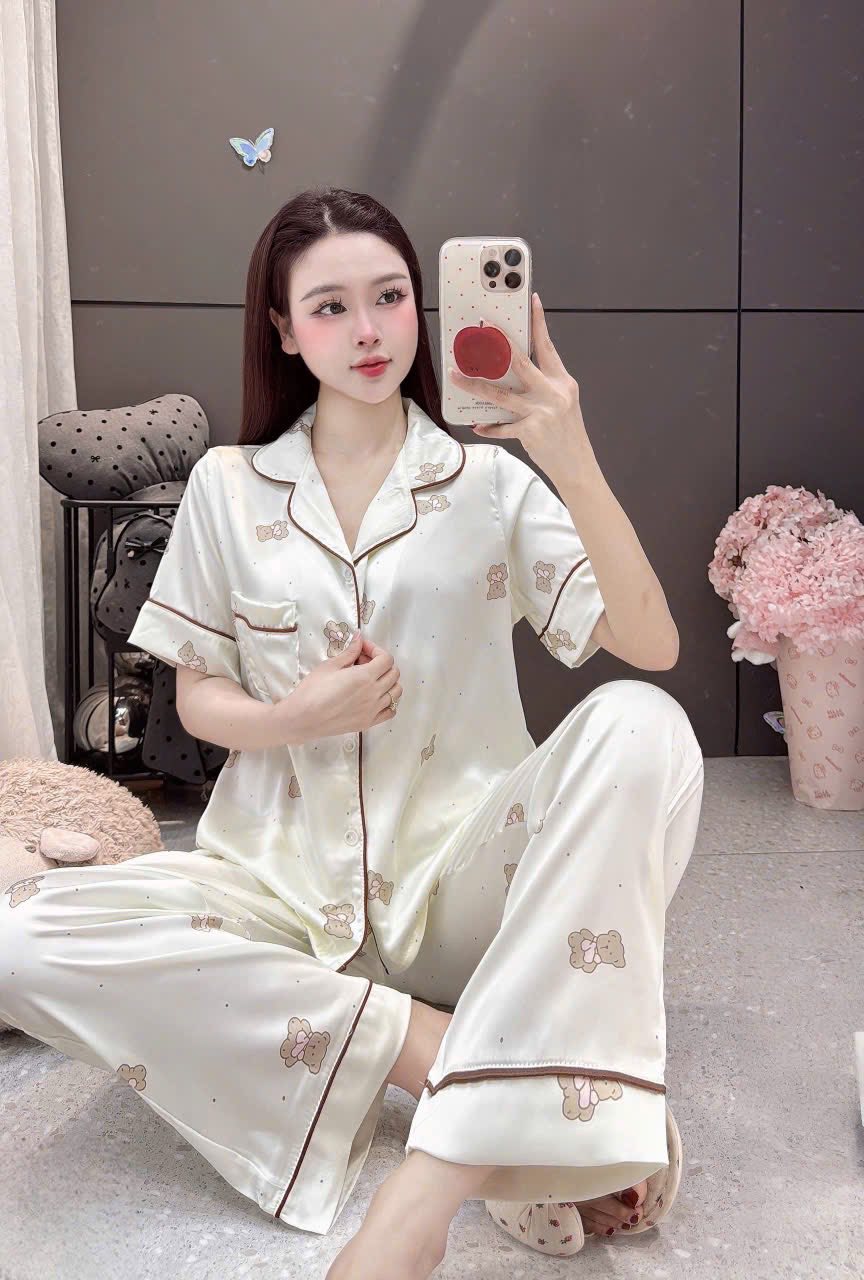 Đồ ngủ chất latin - lụa cao cấp mẫu mã dễ thương